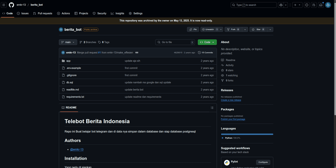 Bot Berita Telegram image