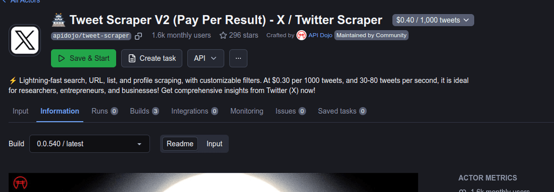 Service Crawling Twitter with apify image