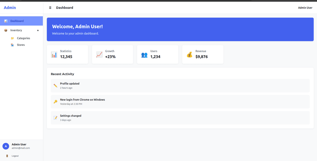 Vue Store Inventory Management(SIM) image